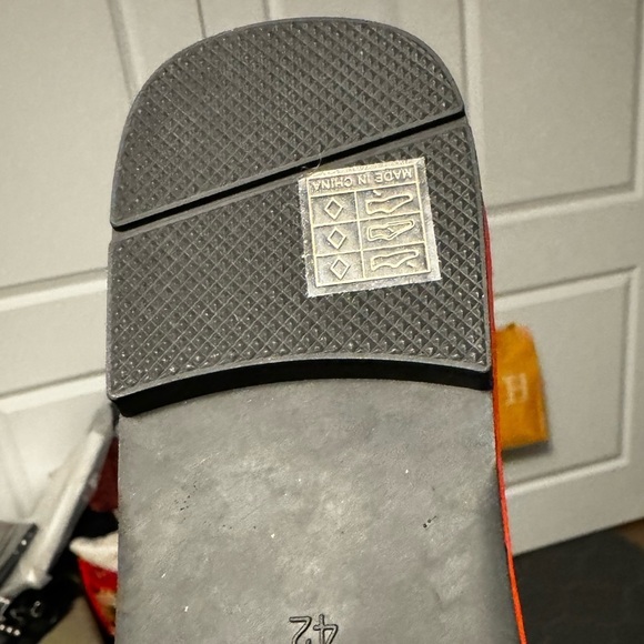 Coral Square Toe Flat Slide Sandals - Picture 6 of 6